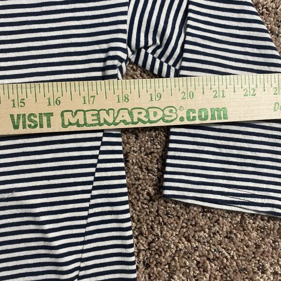 FP Beach Tunic Top Womens XS Striped Slit 3/4 Sleeve Casual Summer Boho Flowy - Picture 7 of 8